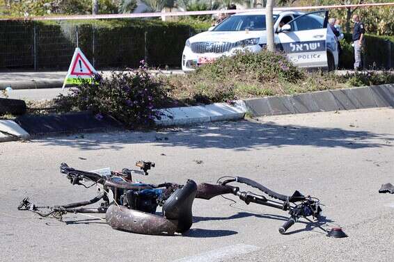 זירת התאונה // צילום: הרצי שפירא